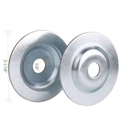 Heavy Duty Bench Grinder Arbor Washers And Flanges Set Built Tough For Half And Five Eighth Inch Shafts, steel washers.
