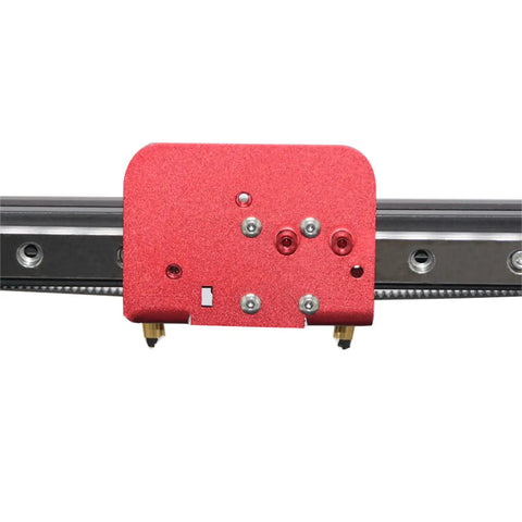 X Axis Linear Rails Direct Drive Extruder Backplane Upgrade Kit with red metal bracket for Ender 3 and CR10