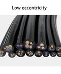 Heavy Duty 100 Ft Ev Charger Extension Cable With Ridiculous Flex Tpe Jacket And Heat Resistant Copper Wire cross-section showing copper wires.