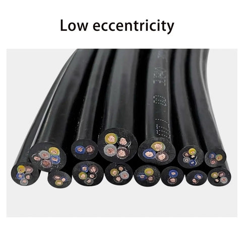 Heavy Duty 100 Ft Ev Charger Extension Cable With Ridiculous Flex Tpe Jacket And Heat Resistant Copper Wire cross-section showing copper wires.