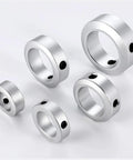 4 Pack Aluminum Alloy Shaft Collars With 6mm Bore, Screw Style, 12mm Outer Diameter, Lightweight, Corrosion Resistant, High Strength Clamping