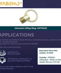 Universal Outboard Lifting Ring Tool AMT0022 Replacement Pro Grade Fits Most Mercury Outboards And Any 1.5 Inch Flywheel Lifting Eye