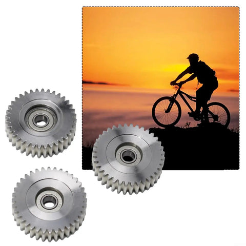 36T E Bike Gear With Bearing Nylon And Steel Planetary Teeth 3 Pack Built Tough for 250W and 500W Motors, MXUS 37X8x12mm and 47X8x13mm