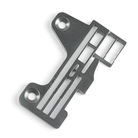 Pro Grade Throat Plate Replacement For Industrial Overlock Sewing Machines Compatible With SH6005 MO2404N MO2504N JU KI Models Built Tough With Durable Steel For Precise Stitching And Long Lasting Performance, steel throat plate