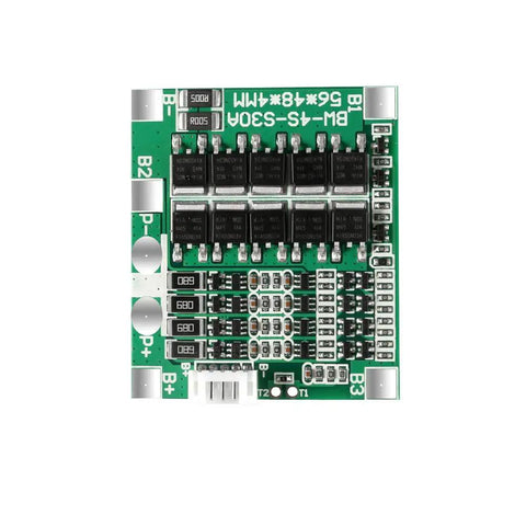 Top Shelf 2 Pack 4S 30A Bms Circuit Board For 14 8V Lithium Ion 18650 Battery Modules view showing connections and components.