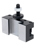 Front view of BXA Style 2 Extra Large Quick Change Tool Holder for Three Quarter Inch Turning Tools, steel construction