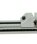 Side view of Dope Precision Toolmaker Vise 3 Inch Jaw Width 5 Inch Opening With One Piece Steel, Rc 58 62, no-rise jaw design.
