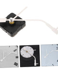 Vinyl Record Clock Replacement Parts Kit with movements, hands, and long shafts for easy DIY repair, multiple clock models.