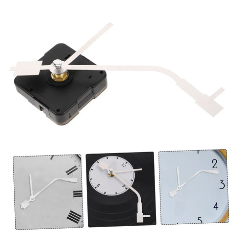 Vinyl Record Clock Replacement Parts Kit with movements, hands, and long shafts for easy DIY repair, multiple clock models.