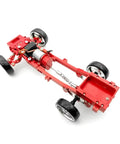 WPL D12 RC Car Chassis Frame CNC Machined Metal Upgrade Part For 1/10 Drifting Heavy Duty Beam Frame With Silver Finish DIY