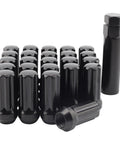 Ford 24 Pack 14x2.0 Spline Lug Nuts With 60 Degree Conical Seats XL Diver Style For Aftermarket Aluminum Wheels Delivers Tough Heavy Duty Hold