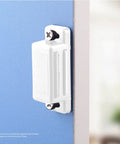 Magnetic Cabinet Catches and Hidden Door Stops for Closets and Cupboards Easy Install No Brainer Strong Stainless Steel Door Latches shown in use