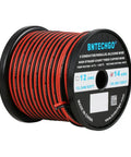 14 Gauge Flexible 2 Conductor Silicone Wire Spool Red Black Parallel For LED Strip Extension Cable 600V 200 C Temp 100ft Tinned Copper Heavy Duty
