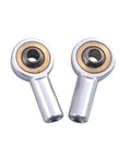 Aluminum M2 Tie Rod End Ball Joint Link Ball Head Holder 2mm Steering Linkage For HSP Tamiya Mini 4WD RC Cars Boats Planes Trucks And Crawlers 10 Pack Durable Lightweight High Precision Upgrade Parts, silver M2 ball joints
