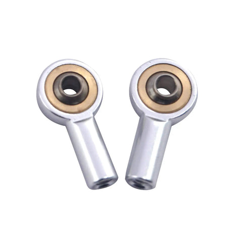 Aluminum M2 Tie Rod End Ball Joint Link Ball Head Holder 2mm Steering Linkage For HSP Tamiya Mini 4WD RC Cars Boats Planes Trucks And Crawlers 10 Pack Durable Lightweight High Precision Upgrade Parts, silver M2 ball joints