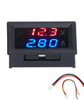 DIY Friendly Voltmeter And Ammeter Panel Meter For PCB Wiring 50A Digital Readout Shows Voltage And Current At A Glance
