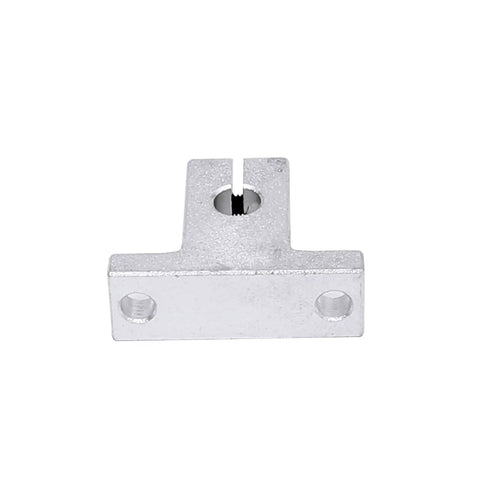 Aluminum Linear Motion Rail Clamping Guide Supports For 8mm Shaft Ideal For 3D Printers And CNC Machines Set Of 10 Silver High Precision Durable Construction Gear