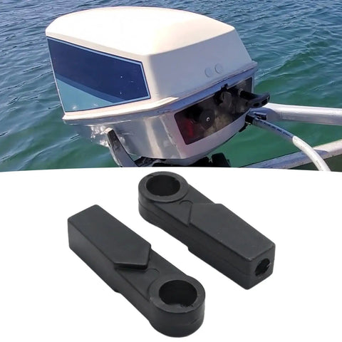 2 Pcs Boat Motor Remote Control Cable End Replacement For Outboard Engines From 6HP To 300HP 1984-2012 Replaces 6E5-48344-00 Marine Grade Plastic Construction Built Tough Easy Install Saltwater Ready