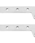 Four Piece Set Of Stainless Steel Heavy Duty Hidden Door Hinges With Concealed Rotation And Smooth Operation For Cabinets And Doors