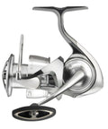 Exist LT Spinning Reel With Lightweight MQ Body, ZAION Construction, Airdrive Rotor And Spool side view