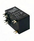 Set Of Two 30 Amp 12 Volt Dc Pc Board Power Relays Dpst No General Purpose Drop In Swaps showing side view of a heavy-duty relay.