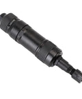 Rock Hard Pneumatic Air Die Grinder Churning Out A Mean 24000 RPM Beat For Industrial Grade Metal Grinding Stone Etching And Jewelry Buffing With A Handle That Rocks, detailed view of black die grinder.