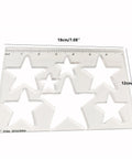 Bowtie Router Template Kit For Woodworking One Quarter Inch Thick Acrylic Jig With Star Inlay, 7 In 1 DIY Routing Template