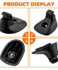 Two Pack Black Sun Visor Support Clips Direct Replacement For Dodge Avenger 2011-2014 And Chrysler 200 2011-2015 Easy Install Retainer