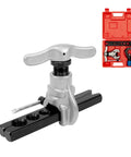 Wostore eccentric flaring tool set with 7 dies and tube cutter kit for 3/16–3/4 in HVAC lines.