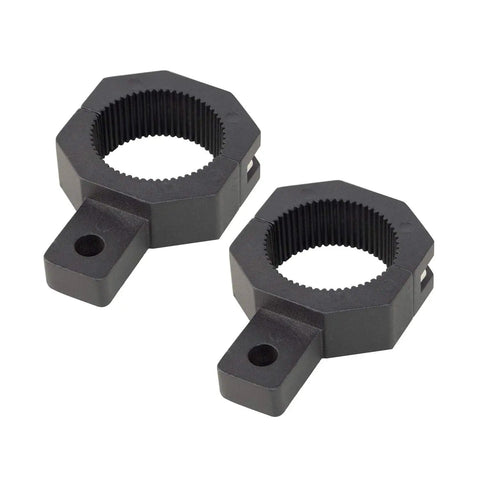 Two-Piece Light Bar Mount Kit For 1 To 2 Inch Tubes No Drill Bar Clamp Mounts For Off-Road Trucks Jeeps UTVs ATVs Boats Fits 1 1.5 1.75 And 2 Inch Roll Cages And Bull Bars