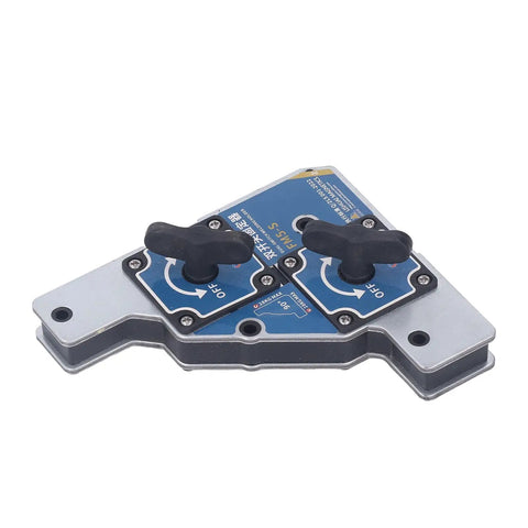 Heavy Duty Welding Magnet 2 Pack With Strong 61 Pound Pull Force, Dual Switch Holder For Steel And Iron Pipe, Reliable Angle Support Tool To Keep Your Metal Work Rock Solid And Super Easy To Use Today angle clamp with dual switches
