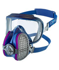 Heavy Duty P100 Dust And Fume Respirator Mask For Industrial Use With All Day Comfort Shields Against Microorganisms, Marble Dust, Wood Dust, Gypsum, Spices, Salt, Detergents And Textile Fibers, Medium Large Size, front view