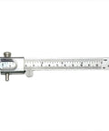 Handy Dual Metric And Imperial Vernier Caliper Stainless Steel Measuring Tool 0 To 125 Millimeters And 0 To 5 Inches displayed