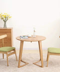Badass Rustic Coffee Table With Industrial V-Shaped Build, Rock-Solid Sturdy Frame and Hefty Storage Shelf, Thick Rounded Edges For Super Safe Living Room Vibes and Home Office Use, round wooden table with green chairs