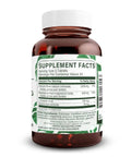 Back view of Chelated Calcium Magnesium 1000 to 500 Mg with Betaine HCl Supplement, showing Supplement Facts label on bottle
