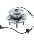 Front view of Front Wheel Bearing And Hub Assembly For 2007 To 2014 Cadillac Escalade ESV EXT 4WD AWD And 2007 To 2013 Avalanche Silverado 1500 Suburban 1500 Tahoe Heavy Duty Front Hub Replacement with ABS sensor