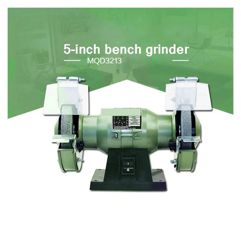 5 Inch Multi-Function Bench Grinder With One-Piece Knife Sharpener, 120W Electric Polishing Grinding Wheel Machine, 3000Rpm High Speed for metal work.