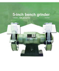 Badass Multi Function Bench Grinder And Electric Knife Sharpener Featuring Thick Polishing Grinding Wheel Cast Iron Base Fast Rolling Shop Workhorse For Wood Metal Jobs, 5-inch size, metal construction.