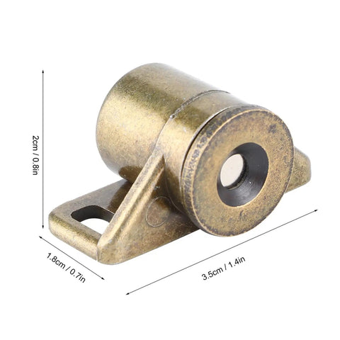 Magnetic Cabinet Door Catch 4 Pack Zinc Alloy Hardware Fittings With Bronze Finish Built To Last Over 50000 Open Close Cycles