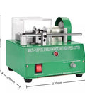Heavy Duty Mini Motorized Lathe Cutting Machine For Silver Gold Copper Jewelry Lines Adjustable Speed Up To 6800 Rpm in green color.