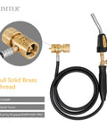 Heavy Duty Propane Torch With 3.6 Foot Hose Pro Grade Trigger Start Adjustable Swirl Flame And Brass CGA600 Connection for welding