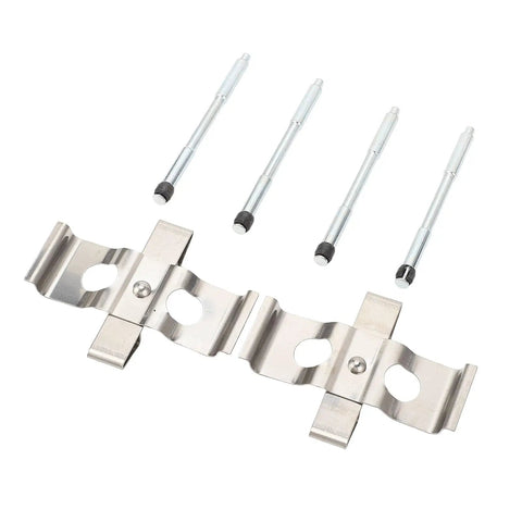 Front Brake Pad Pin Installation Kit With Clips And Pins For 1997 To 2004 Chevy Monte Carlo Perfect Fit Disc Caliper Hardware Set For Your Daily Grind, metal hardware set