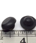 Ridged SBR Rubber Push In Bumper One Half Inch Diameter Five Thirty Second Inch Height Fits One Quarter Inch Hole