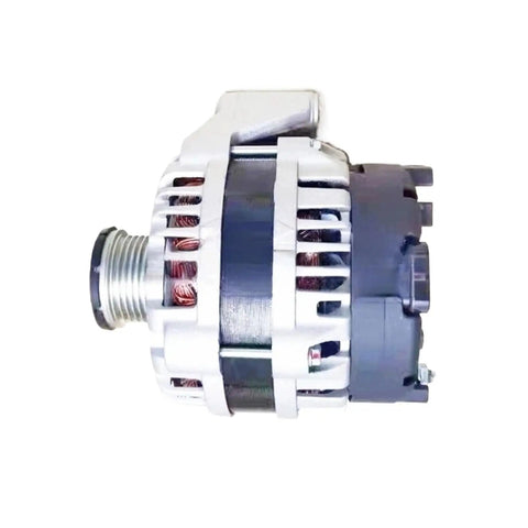 Diesel Optimized Car Alternator Kit Compatible With SsangYong Actyon Kyron Rexton A6651540202 shown in marine-grade aluminum