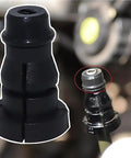 Brake Clutch Slave Master Cylinder Pipe Connector Joint Clip Seal Gasket Replacement Kit For VW Audi Seat Skoda OE Style Beefed Up Durability Plug And Play Direct Fit With 02F141143A 1K0798741 black connector close-up