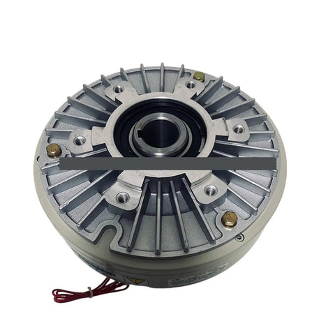 Top view of PB-12B2 Hollow Powder Brake Clutch System 12Nm 24V with smooth start stop, durable hollow design for machinery.