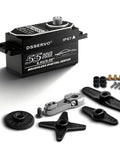 Low Profile Ultra High Speed 0.09s 55Kg Brushless RC Servo With All Metal Case And Gears Waterproof Digital Steering Motor parts
