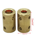 Five Piece 6mm To 8mm Beefy Brass Rigid Shaft Coupling Set With Screws And Wrench For 3D Printers DIY Encoders RC Cars Drones Robots Model Kits High Torque And Easy Install For Makers Today, brass couplings 6mm to 8mm