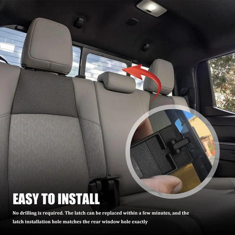 Rear Sliding Window Lock Latch Replacement For Toyota Tacoma 1989 To 1995 And 1995 To 2000 OE Style Lock 69370-35010