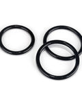 Pre-Greased O-Rings Gasket Seal Set For Engine, Radiator Hose And T-Pipe Coolant Leak Repair, Replacement Kit Compatible With Ford F-150 5.0L And Mustang DR3Z-8566-A And BC3Z-8590-F, DIY Friendly Plug-N-Play Install visible as three black rings.
